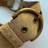 Coach mini suede bag