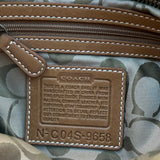 Coach mini suede bag