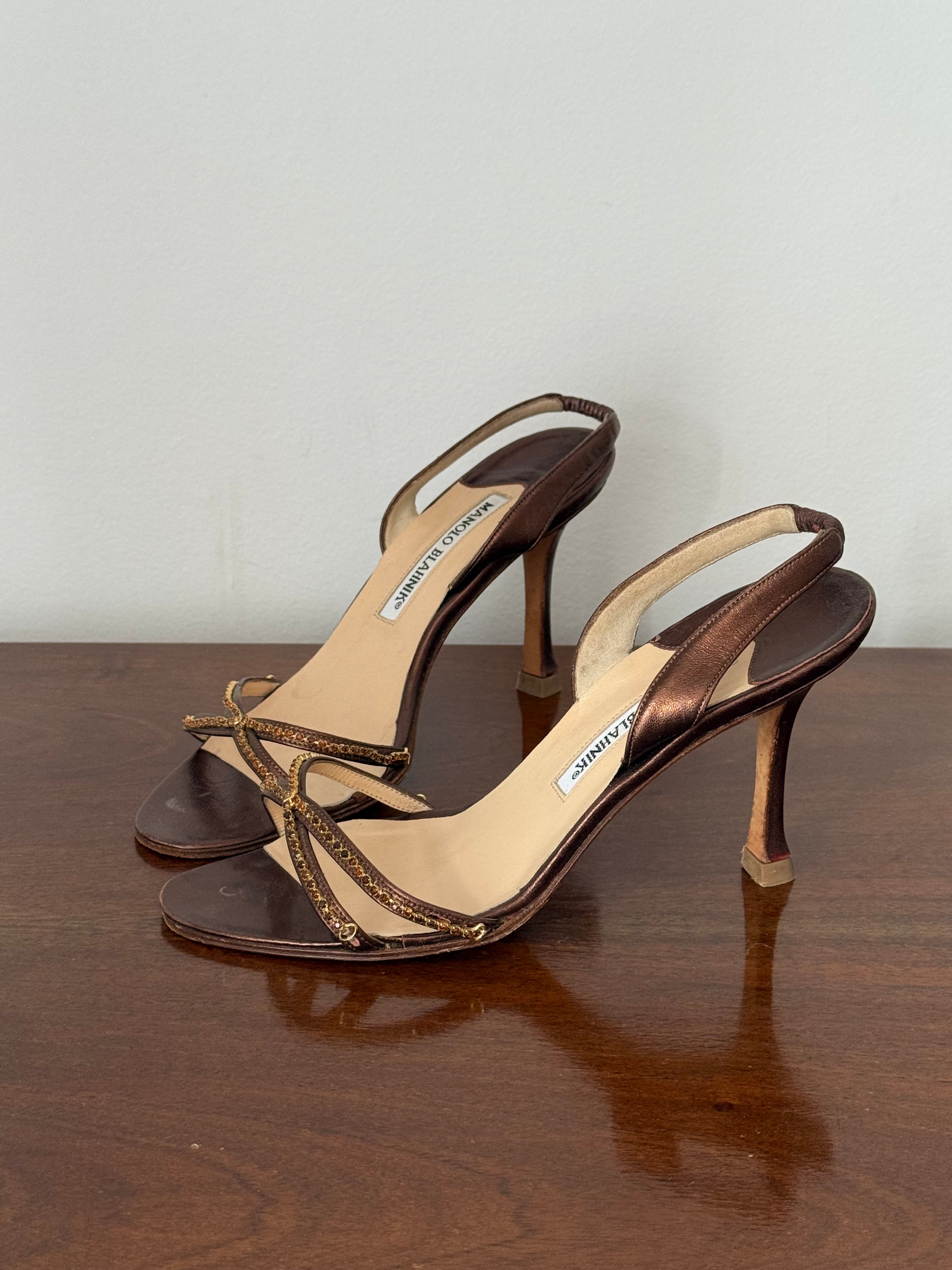 Manolo Blahnik sandals (36) – My Vintage Affair