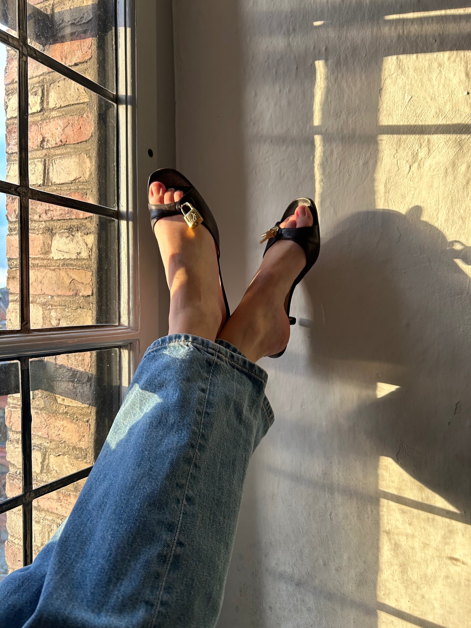 Christian Dior Lock & Key mules – My Vintage Affair