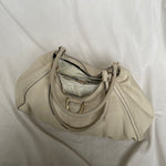 Beautiful white Gucci Abby shoulder bag with gold hardware. 