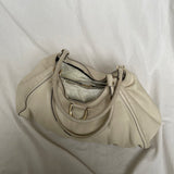 Beautiful white Gucci Abby shoulder bag with gold hardware. 