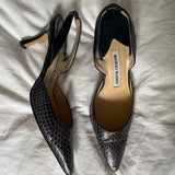 Manolo Blahnik slingbacks (IT 35)