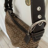 Coach signature canvas mini bag